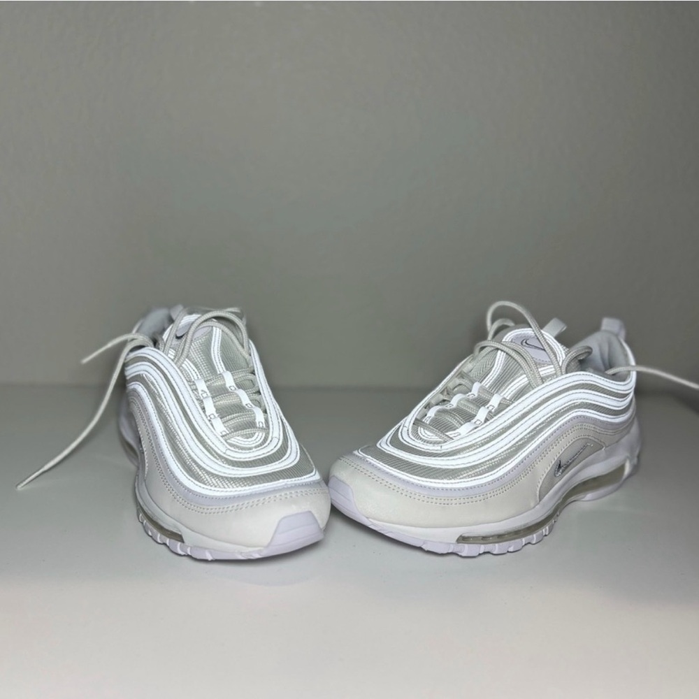 Nike Air Max 97 White and Gray Sneakers
